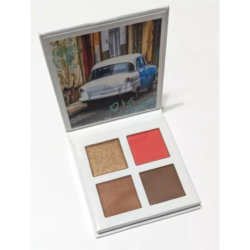 bh Cosmetics Blush Bronzer Face Quad Hot In Havana Travel Series Glow Contour